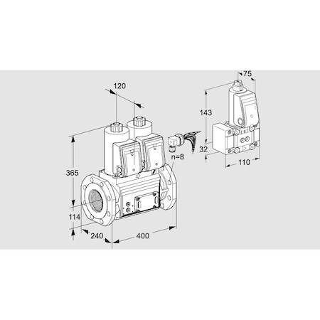 Honeywell Kromschroder VCS9125F05NNARE/PPB-/PPPP KS88203661