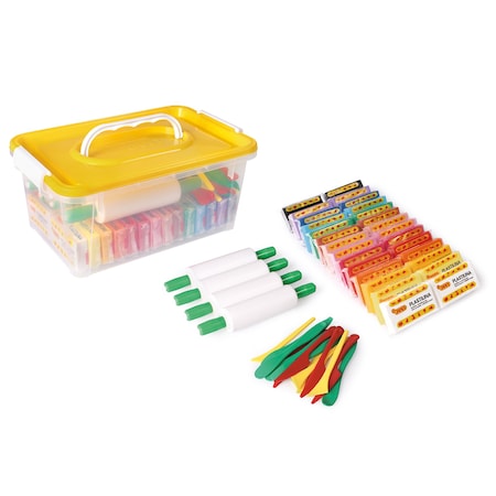 Jovi Plastilina Modeling Clay School Pack, 28 Bars, 4 Rollers, 15 Spatulas SB 1