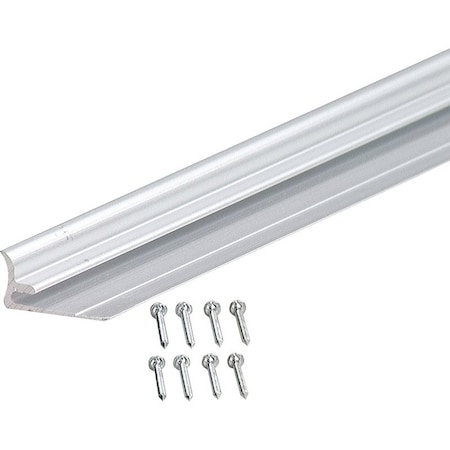 M-D Building Products Cove Moulding with Nail, Aluminum, Silver 70045