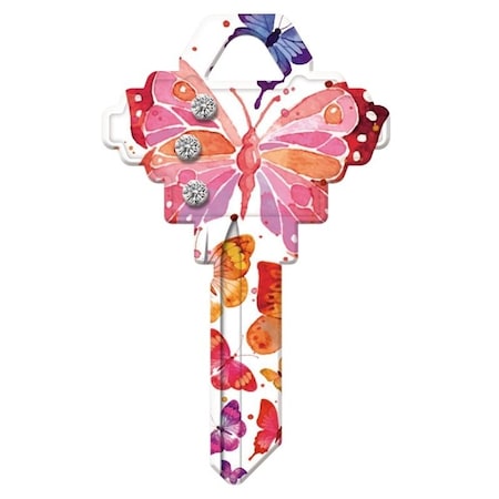 Hy-Ko Key Blank, Brass, For: Schlage SC1 Keyways 15005SC1-BFBL