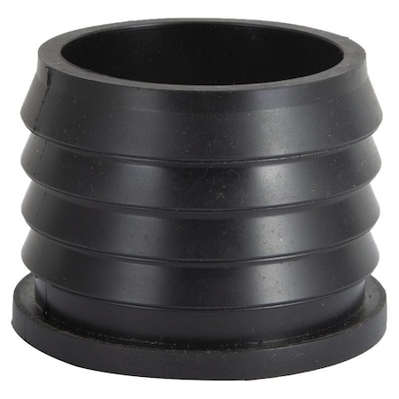 Prosource Hub Donut, 2 in x 2 in, Compression, PVC, Black 22U-205