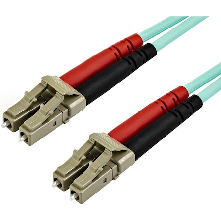 Startech.Com 7m 22ft LC/UPC to LC/UPC OM3 Multimode Fiber Optic Cable, Full Duplex 50/125m Zipcord Fiber A50FBLCLC7
