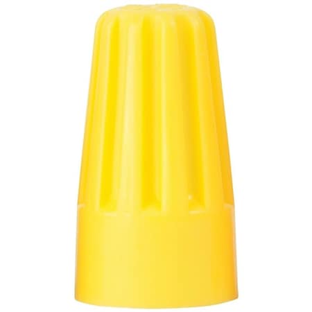Gardner Bender WireGard 4 Wire Connector, 18 to 10 AWG Wire, Steel Contact, Polypropylene Housing Material, Yellow 25-004