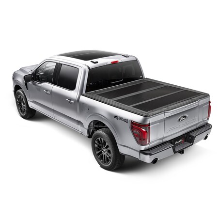Trailfx TrailFX TFX8000; Tonneau Cover; 3 Folds/ 3 Panels; 3 Riding Positions; Lockable; Gloss Black TFX8000