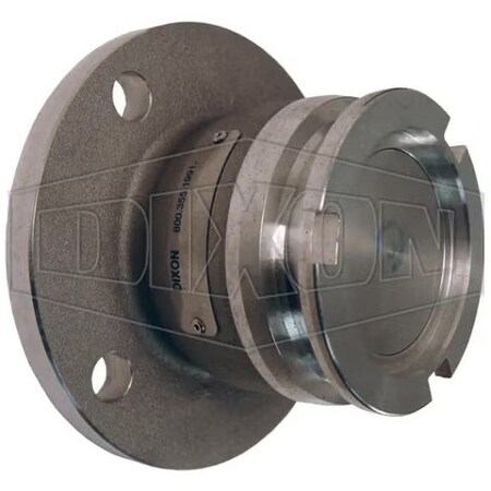 Dixon Mann-Tek by Mann Tek Dry Disconnect Adapter Tank Unit, 2 in Nominal, Adapter x Class 150 ASA Flange DDA200ALFL