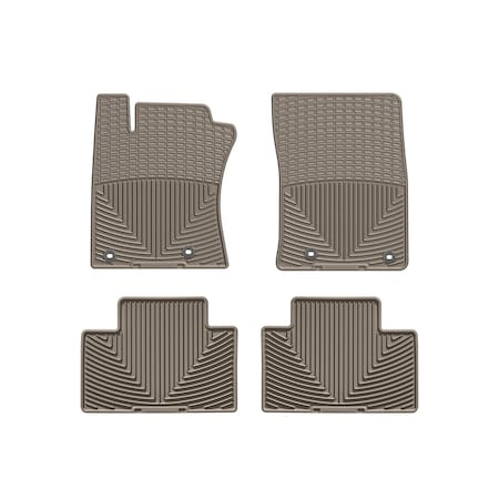 Weathertech Tan, Front and Rear All Weather Floor Mats WTCT307136
