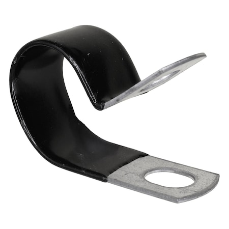 Auveco Closed Clamp 7/8in- Galvanized Vinyl Coated, 25PK 10604