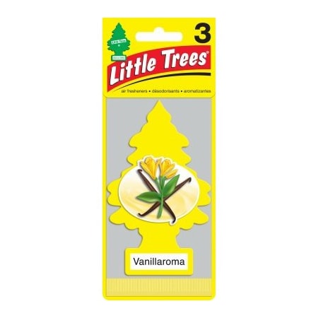Car Freshner Vanil Air Freshener, 3PK U3S-32005