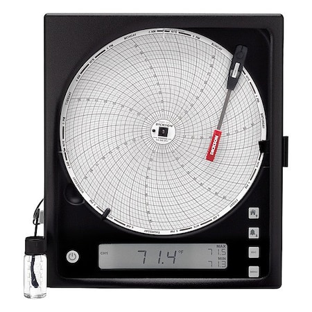 Dickson Circular Chart Recorders, 8" dia. KT8-20*NoCal