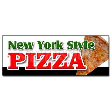 Amistad 48 in. New York Style Pizza Decal Sticker AM3868266