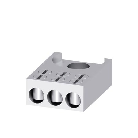 Siemens Triple terminal 3x 2.5 16 mm2, for Size NH00 1-pole with flat terminal 3NP1931-1BE10