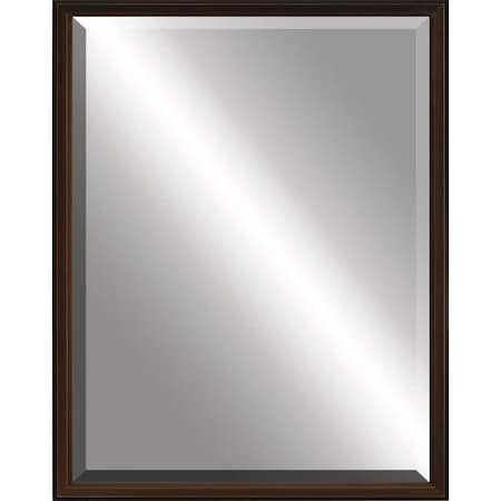 Homeroots 43" Bronze Wood Accent Mirror 632760