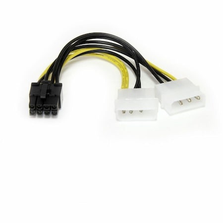 Startech.Com 6 LP4 to 8 Pin PCIe Power Cable Adapter LP4PCIEX8ADP