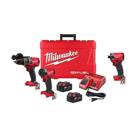 Milwaukee Tool M18 FUEL 2-Tool Combo Kit +Impact Driver 3697-22, 2953-20