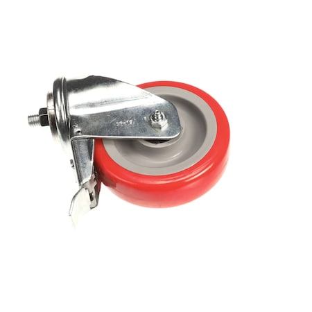 Crown Steam Swivel Caster, 5in, w/ Brake Optional 5381-1