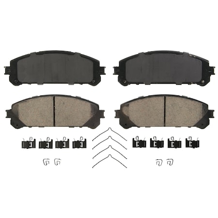 Wagner Brake QuickStop Front Disc Brake Pad Set Ceramic, ZD1324