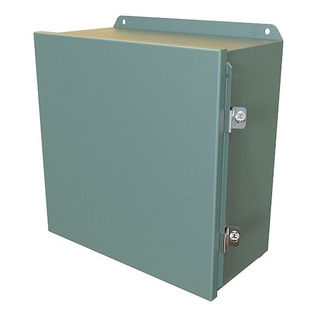Hammond Clamps Electrical Enclosure, 12 in H, 6 in D, 12 in W, 12, 13, 3R, 4, Steel HJ12126HLP