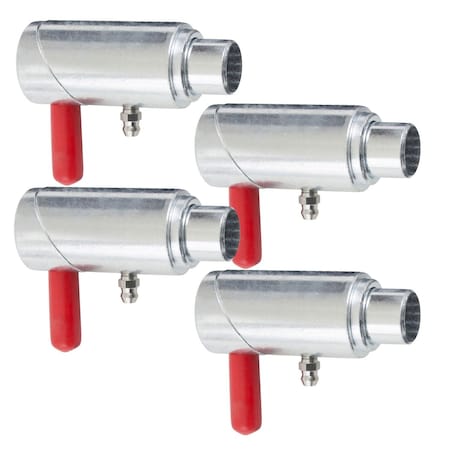 Mytee Products 1 in Spring Loaded Cam Lock for Wreckers Tow Truck Twist Lock Plunger Pin, 4PK CAMLOCK1x4