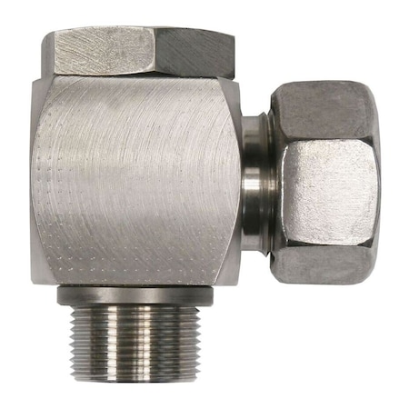 Brennan Industries Cut Face Banjo 10 mm, 90 Deg D8801-L06-10-CF-BANJO-SS