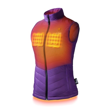 Gobi Heat Dune Women's Heated Vest, Purple, M 718356