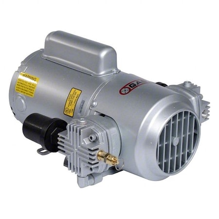 Gast Piston Air Compressor, Size 1/4", 1615 RPM 3HBB-19-M323A