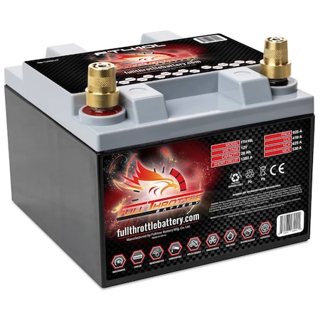 Fullriver Full Throttle 28Ah 410 CCA AGM Battery replaces BTX30L FT410L