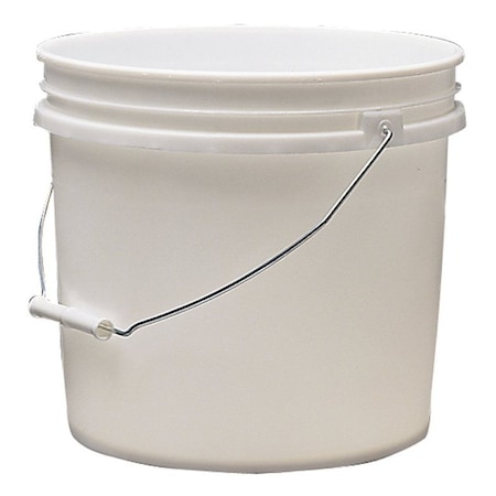 Encore Plastics ENCORE Plastics 201215 Paint Bucket, 3.5 gal Capacity, Plastic, White 201215