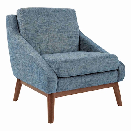 Office Star Products Lounge Seating/Davenport Mid-Century Club Chair, Navy SL4411R-MC3