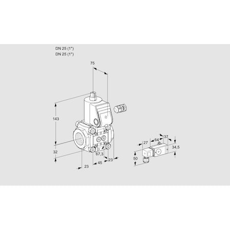 Honeywell Kromschroder VAS125R/NW KS88018432