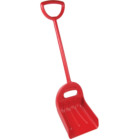 Remco One-Piece Dual Grip Shovel w/ 14 in. Blade, Red 69844