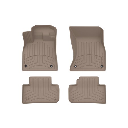 Weathertech Tan, Front and Rear FloorLiner HP 451146-1-2IM