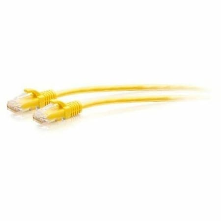 C2G 10FT/3M CAT6A SLIM PATCH 28AWG YELLOW C2G30171