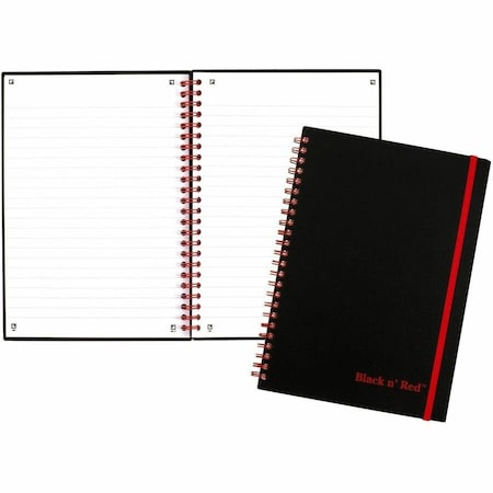Black N Red 11 x 8-1/2" Twinwire Notebook, Binding: Wirebound JDKK66652