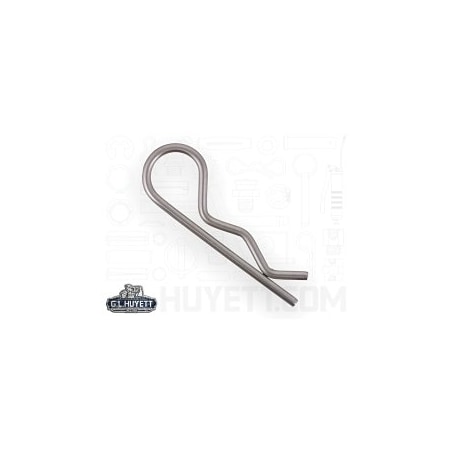 Huyett Bridge Pin, 302/304SS, .148 Wire Dia x 3.312 L x .75 In Eye Dia x Fits .75 to 1-1/8 Shft BPS-209