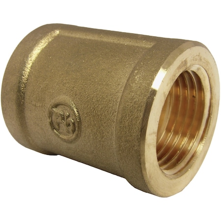 Westlake Pipe & Fittings 1/2'' FPTx1/2'' FPT Red Brass Coupling 17-9227