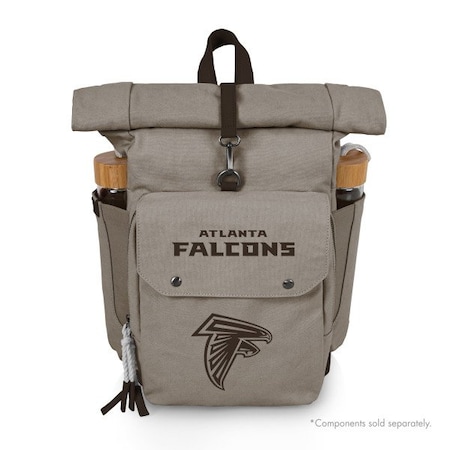 Picnic Time Family Of Brands NFL Atlanta Falcons - Carmel Roll Top Picnic Backpack Cooler 529-00-105-024-2
