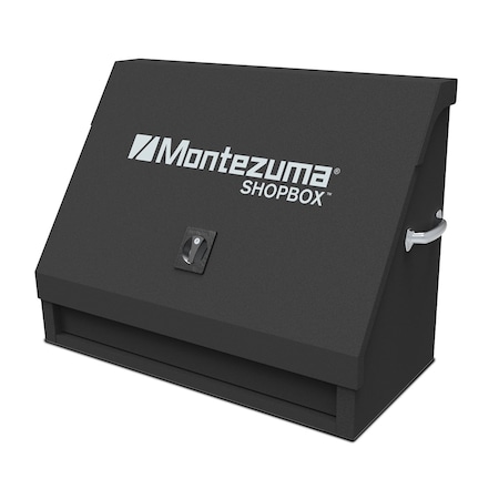 Montezuma Triangle Shop Box, Black, Steel, 36-1/2 in W x 17-1/2 in D x 27-1/4 in H SB360DB