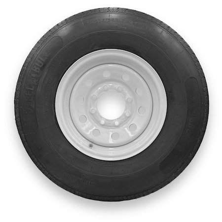 Steelbull - Steel Master ST235/85R16 12 Ply 8 On 6.5 Bolt, White Wheel Assemblies 599582SB