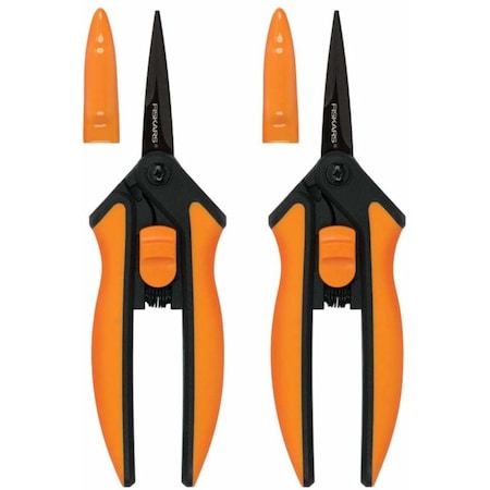 Fiskars Softgrip Stainless Steel Straight Edge Pruners 399241-1002