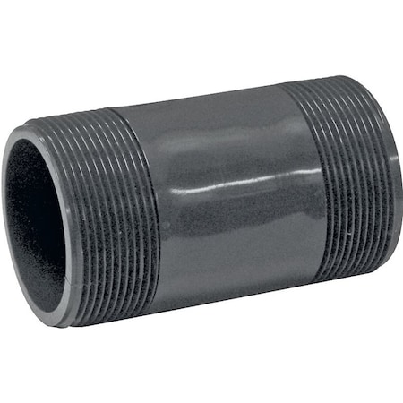 Genova Products LASCO 220040BC Pipe Nipple, 2 in, PVC, SCH 80 Schedule, 4 in L 388040D