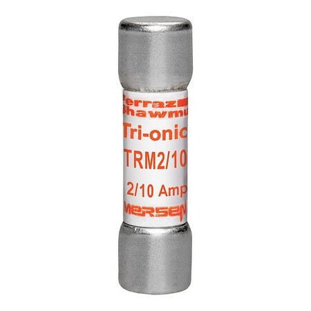 Mersen Fuse, 1 1/2 in L, 250 V AC, 200 mA TRM2/10