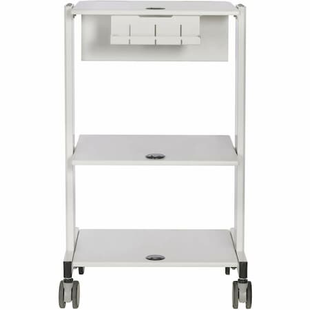 Eaton Tripp Lite Series Mobile Workstation with 2x Adjustable Shelves, 2x Metal Drawers, Locking WWSS2DWSTAA