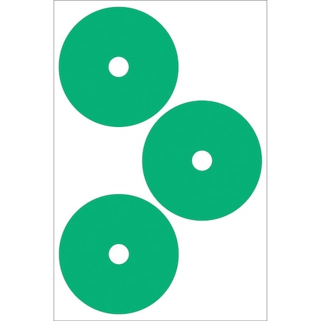 Accuform GAUGE MARKING DECALS 4 12 in  COLOR GML112GN