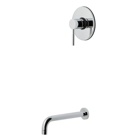 Kingston Brass Single-Handle Pressure Balanced Tub Faucet, Polished Chrome KB6331DLTO