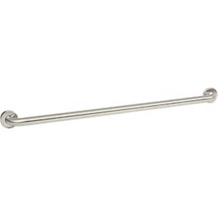 Bobrick 1.5 in. dia. Stainless Steel Straight Satin Grab Bar - 42 in. B-6806x42