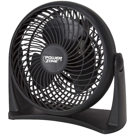 Powerzone PowerZone AC-08 Turbo Fan, 8 in Dia Blade, 120 VAC, Black AC-08