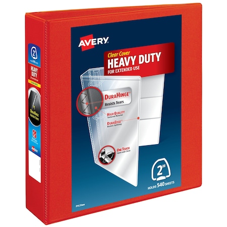 Avery Heavy-Duty View 3 Ring Binder, 2 in Ring 79225