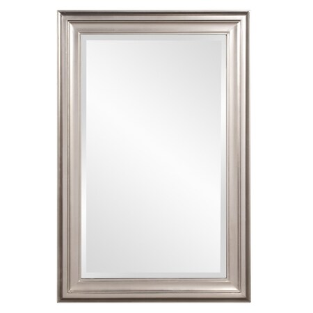 Homeroots 33" Silver Framed Accent Mirror 384188