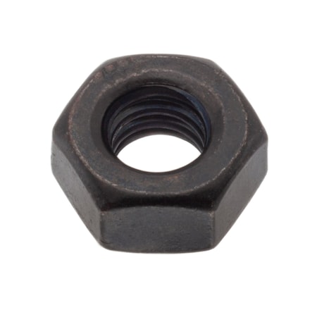 Ampg Hex Nut, 1/4"-20 Size, SS Grade 18-8, PK50, Black Oxide, 50 PK NUT20214C-B