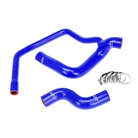 Hps Performance High Temp Reinforced Silicone Radiator Coolant Hose Kit, Blue, 57-2032-BLUE